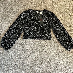 Levi’s floral crop top- Medium size